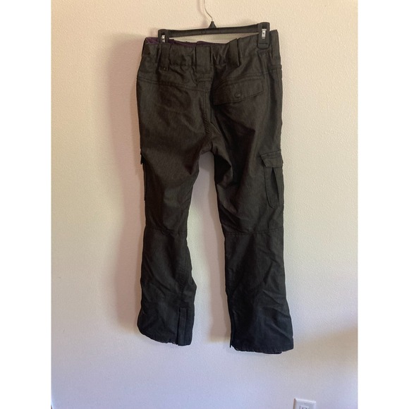Aperture Technical Outerwear Waterproof Women Size Small Snow Pants Black Purple - Picture 5 of 14